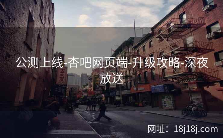 公测上线-杏吧网页端-升级攻略-深夜放送  第1张
