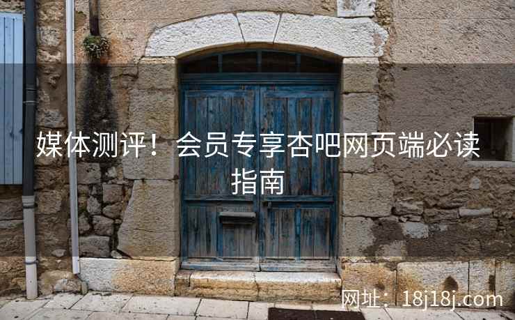 媒体测评！会员专享杏吧网页端必读指南
