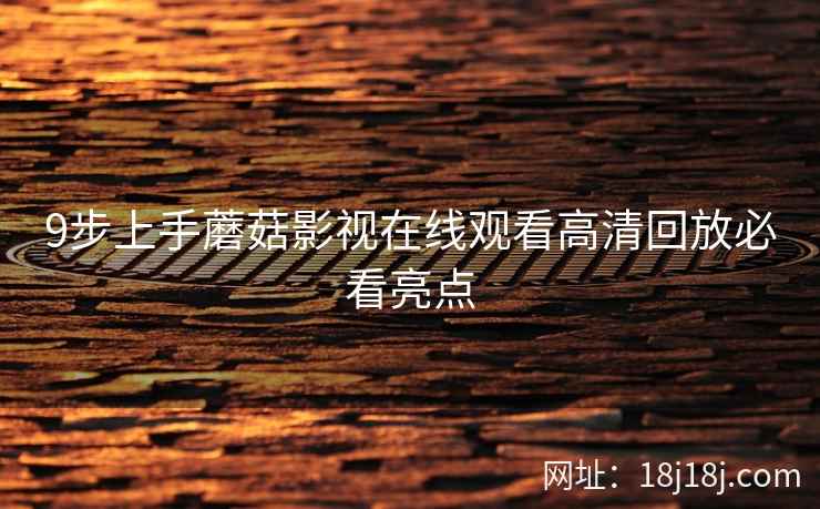 9步上手蘑菇影视在线观看高清回放必看亮点