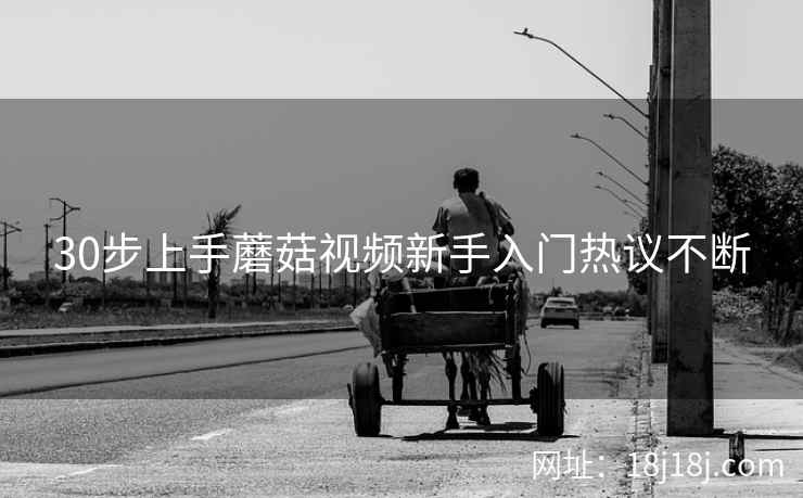 30步上手蘑菇视频新手入门热议不断