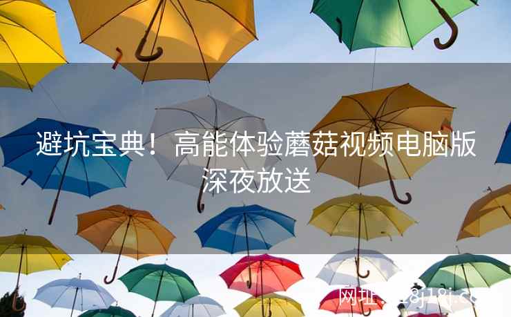 避坑宝典！高能体验蘑菇视频电脑版深夜放送